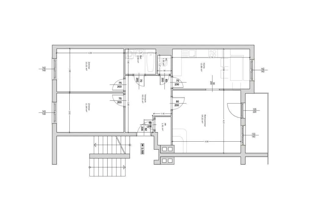 Wohnung – Waidhofen an der Thaya, Mühlen und Höfe, Katastralgemeinde Waidhofen an der Thaya - Ansicht 2