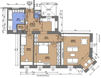 3-Zimmer-Wohnung mieten in Wien – 91,07 m², € 1.846 – Bild 17 von 17
