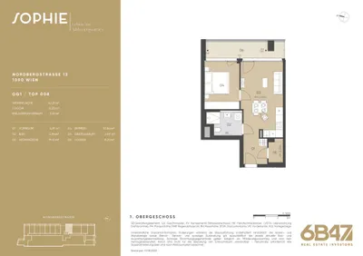 2-Zimmer-Wohnung kaufen in Wien – 42,21 m², € 335.000 – Bild 13 von 13