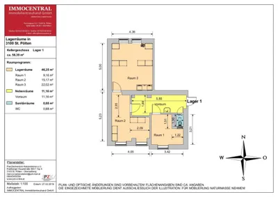 3-Zimmer-Gewerbeimmobilie mieten in Sankt Pölten – 58 m², € 374 – Bild 10 von 10