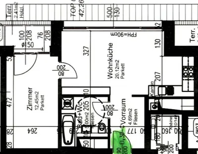 2-ZIMMER-NEUBAUWOHNUNG MIT BALKON - MODERN MÖBLIERT UNBEFRISTET - KEINE PROVISION ABLÖSE € 10.000 – Bild 3