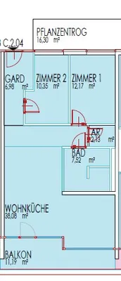 3-Zimmer-Wohnung mieten in Schwaz – 77 m², € 1.622 – Bild 14 von 15