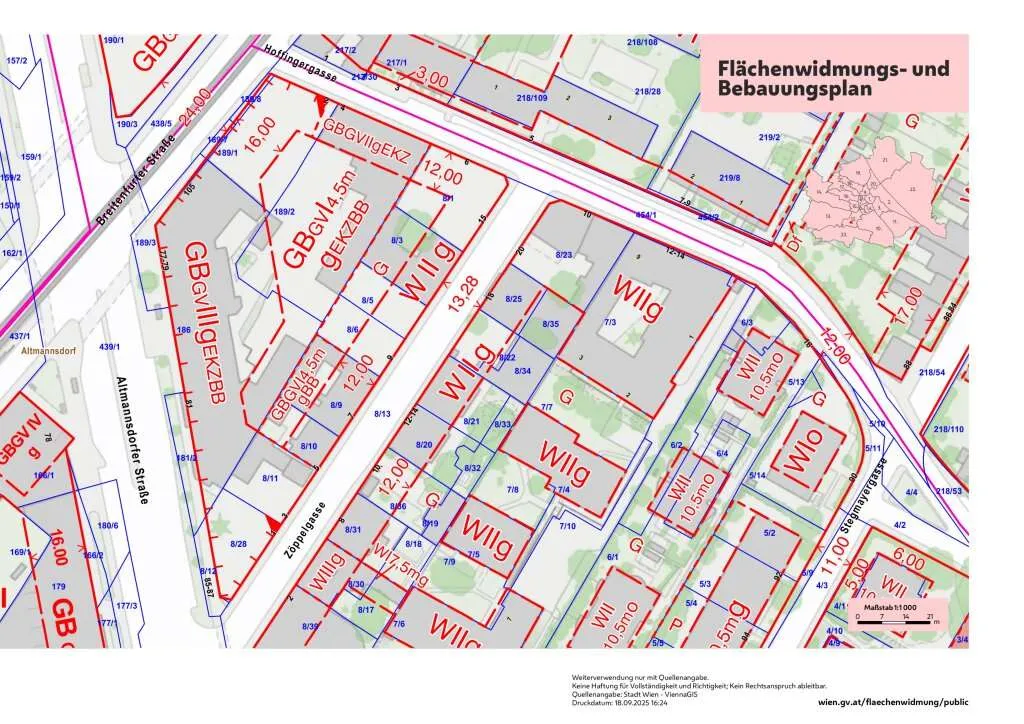 Investmentchance in Wien-Meidling: Bauträgergrundstück mit Entwicklungspotenzial - Widok 2