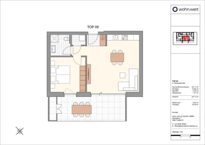 2-Zimmer-Wohnung kaufen in Feldkirch – 52,13 m², € 375.000 – Bild 5 von 7