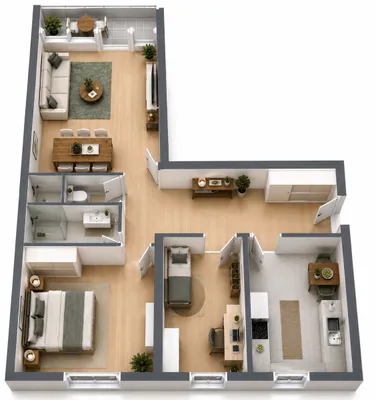 3-Zimmer-Wohnung mieten in Villach – 80 m², € 1.200 – Bild 9 von 9