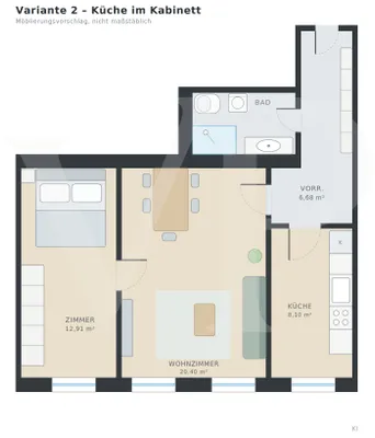 2-Zimmer-Wohnung kaufen in Wien – 52,35 m², € 185.000 – Bild 15 von 15