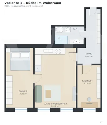 2-Zimmer-Wohnung kaufen in Wien – 52,35 m², € 185.000 – Bild 14 von 15