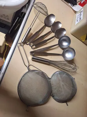 Gastronomiebedarf Edelstahl Kochuntensilien, € 40,- (1110 Wien)