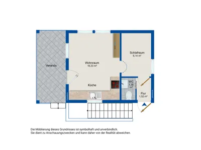 2-Zimmer-Wohnung kaufen in Braunau am Inn – 30 m², € 289.000 – Bild 8 von 9