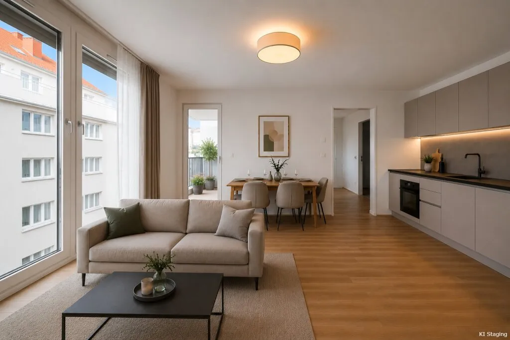 ERSTBEZUG >> schmucke 2-Zimmer Wohnung im 4. OG mit Balkon >> Alte Donau, Floridsdorfer Spitz - View 2