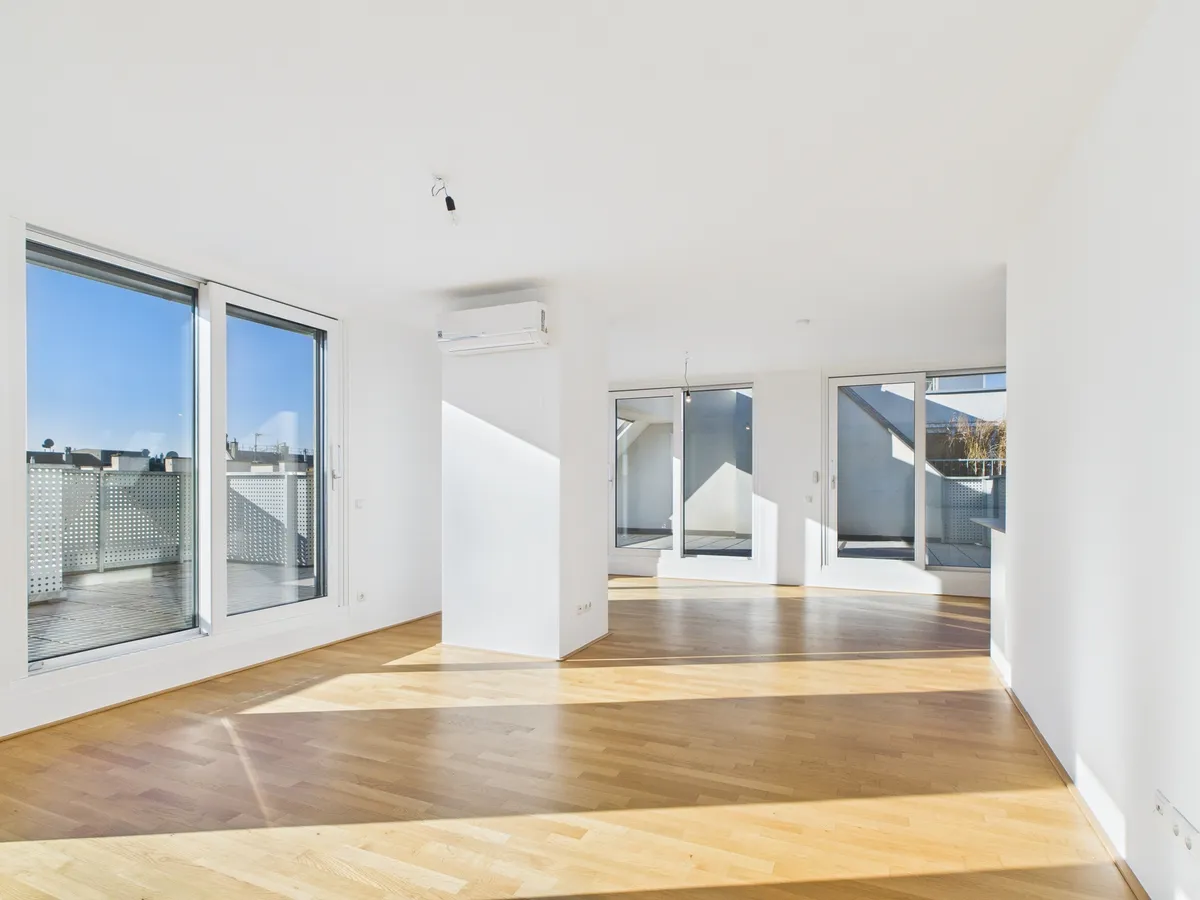 Dachparadies | Modernes 4-Zimmer-Penthouse mit privatem Pool | XXL-Outdoor-Area (130 m²) | Weitblick | Klimatisiert – pohled 3