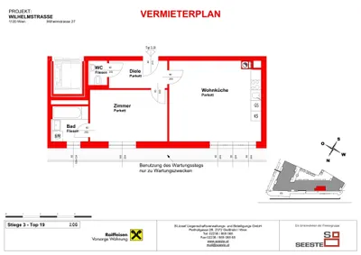 2-Zimmer-Wohnung mieten in Wien – 49,23 m², € 930 – Bild 10 von 10
