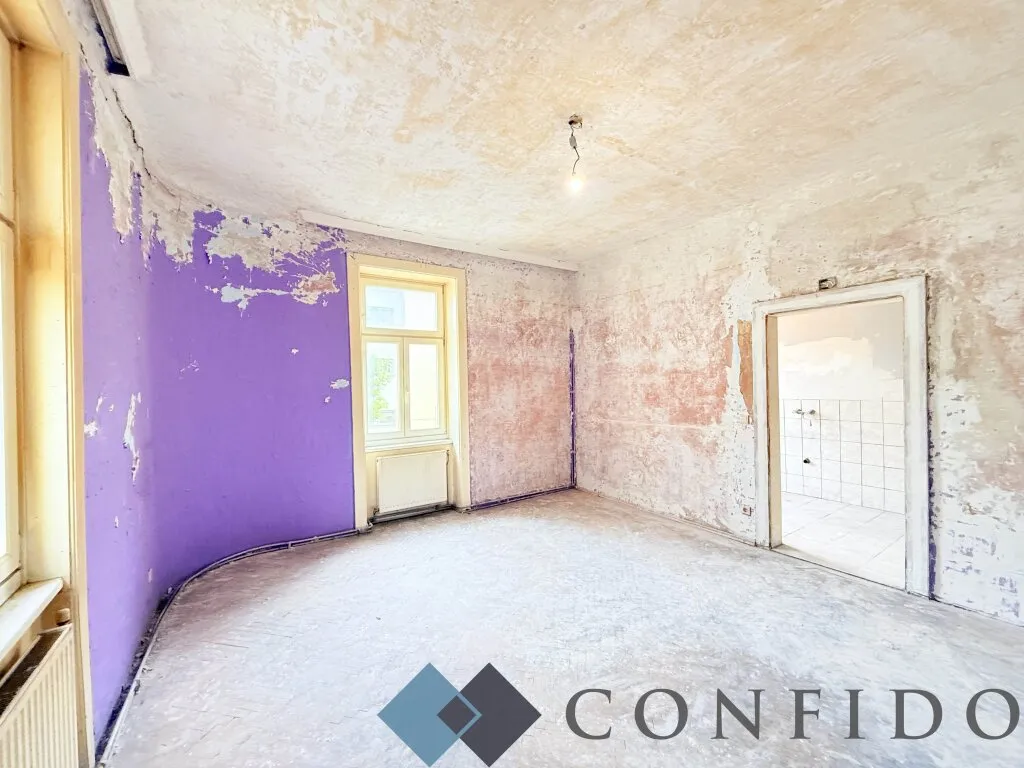 WOHNUNGSEIGENTUM AM STÖBERPLATZ - Sanierungsbedürftige 2 Zimmerwohnung mit Blick auf den Park! - Ansicht 3
