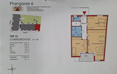 2-Zimmer-Wohnung mieten in Graz – 72 m², € 1.125 – Bild 5 von 5