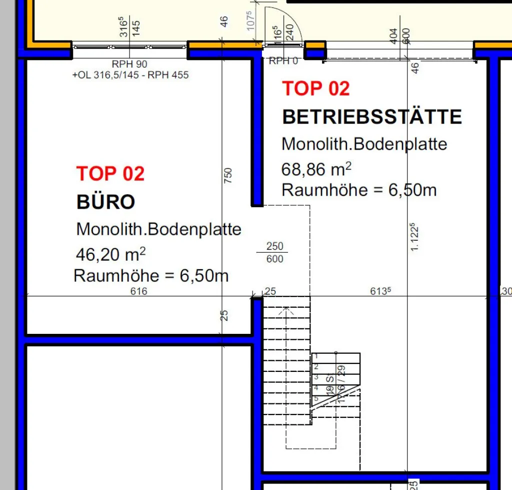 Betriebs-/ Büro-/ Produktion-/ Lagerflächen zwischen ca. 50 - 308 m² Fläche für Start-Ups und Gewerbebetriebe im Grünwallpark Ansfelden zu vermieten (Top 02) – pohled 3