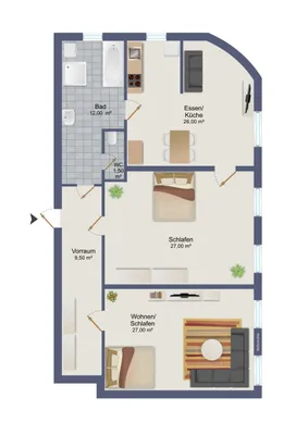 3-Zimmer-Wohnung kaufen in Graz – 103 m², € 260.000 – Bild 16 von 16