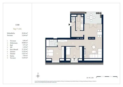 3-Zimmer-Wohnung kaufen in Wien – 95,96 m², € 799.000 – Bild 17 von 17