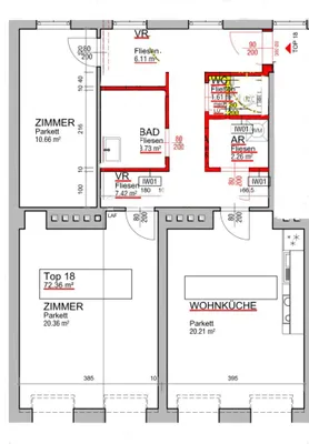 3-Zimmer-Wohnung kaufen in Wien – 72,36 m², € 455.000 – Bild 19 von 19