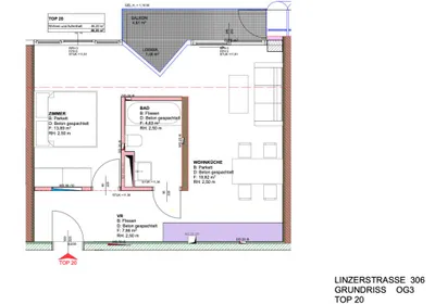 2-Zimmer-Wohnung mieten in Wien – 46,2 m², € 921 – Bild 15 von 17