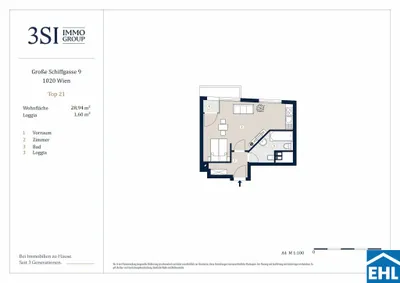 1-Zimmer-Wohnung kaufen in Wien – 28,94 m², € 299.000 – Bild 16 von 16
