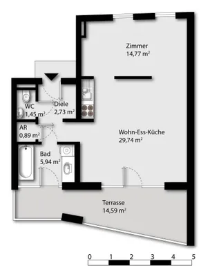 2-Zimmer-Wohnung mieten in Graz – 61 m², € 1.029 – Bild 19 von 19