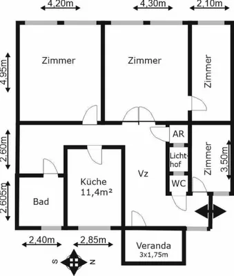4-Zimmer-Wohnung mieten in Wien – 106,18 m², € 1.494 – Bild 10 von 10