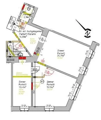 3-Zimmer-Wohnung kaufen in Wien – 77,09 m², € 249.000 – Bild 9 von 10