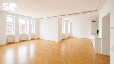 # SQ - EXKLUSIVE ALTBAUDACHGESCHOSSWOHNUNG IN 1090 WIEN - PORZELLANGASSE - SERVITENVIERTEL - 3 ZIMMER und TERRASSE