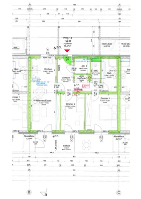 3-Zimmer-Wohnung mieten in Hartberg-Fürstenfeld – 71,1 m², € 903 – Bild 2 von 2