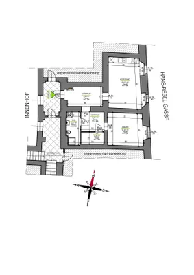 2-Zimmer-Wohnung mieten in Graz – 51,1 m², € 599 – Bild 2 von 5