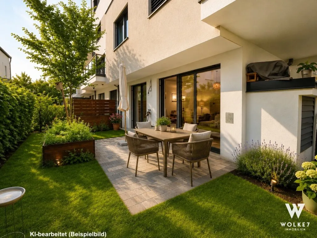 Sonnige Neubau-Gartenwohnung mit Terrasse & Garten | Exklusive Ausstattung | Nähe U2, Wien