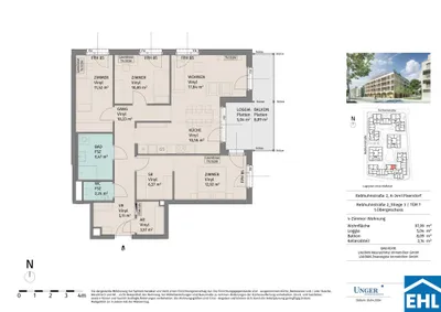4-Zimmer-Wohnung mieten in Tulln – 97,99 m², € 1.360 – Bild 19 von 19