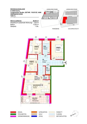 4-Zimmer-Wohnung mieten in Krems an der Donau – 86,52 m², € 982 – Bild 9 von 9