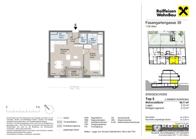 2-Zimmer-Wohnung kaufen in Wien – 46,11 m², € 371.100 – Bild 21 von 21