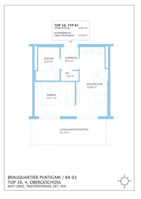 Immobilie kaufen in Graz – 34,89 m², € 165.000 – Bild 17 von 17