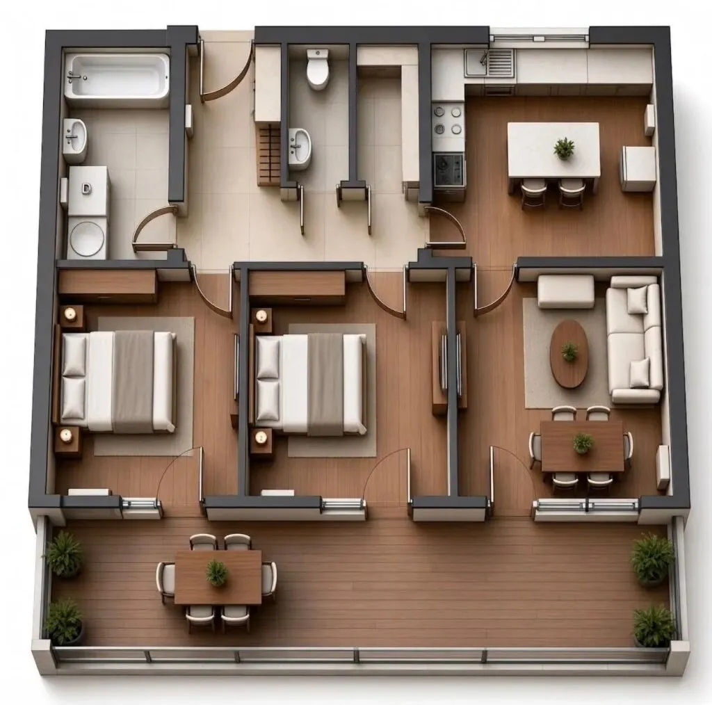 Wohnung – Graz, Neu-Hart, Wetzelsdorf - Ansicht 3