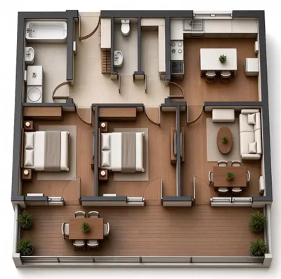 3-Zimmer-Wohnung kaufen in Graz – 69 m², € 320.000 – Bild 3 von 11