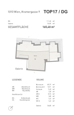 3-Zimmer-Gewerbeimmobilie mieten in Wien – 165 m², € 3.921 – Bild 21 von 24