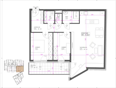 3-Zimmer-Wohnung kaufen in Wien – 81,4 m², € 399.900 – Bild 10 von 10