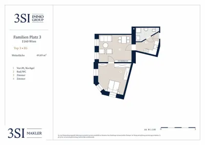 2-Zimmer-Wohnung kaufen in Wien – 49,69 m², € 208.000 – Bild 12 von 12