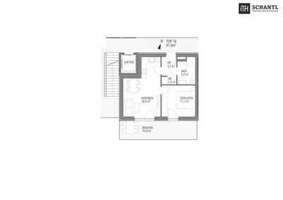 2-Zimmer-Wohnung mieten in Graz-Umgebung – 41,5 m², € 890 – Bild 21 von 23