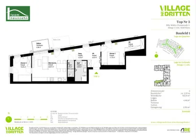 3-Zimmer-Wohnung mieten in Wien – 69,31 m², € 1.549 – Bild 29 von 29