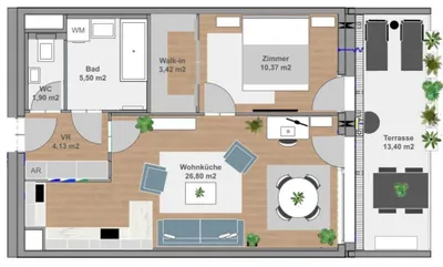 2-Zimmer-Wohnung kaufen in Wien – 52 m², € 348.900 – Bild 16 von 16
