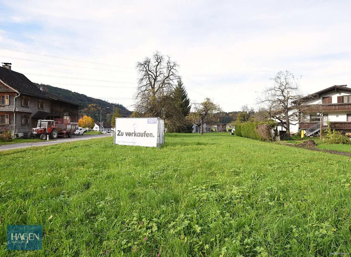 Attraktives Baugrundstück in Göfis - ca. 527 m² für individuelle Gestaltung - Ansicht 2