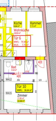 2-Zimmer-Wohnung kaufen in Wien – 36,64 m², € 199.750 – Bild 3 von 3