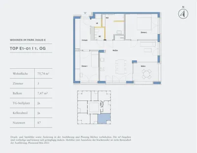 3-Zimmer-Wohnung kaufen in Graz – 75,73 m², € 380.000 – Bild 9 von 9