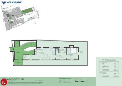 Wohnung mieten in Baden – 63,27 m², € 1.566 – Bild 2 von 2