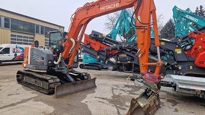 Hitachi Minibagger HITACHI ZX85 Bj.2011 7800Std.Eigenge... Baumaschine