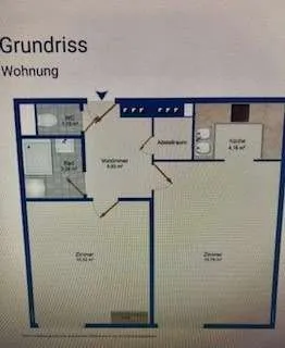 Provisionsfreie generalsanierte 2- Zimmer Wohnung in begehrter Lage mit WG Eignung