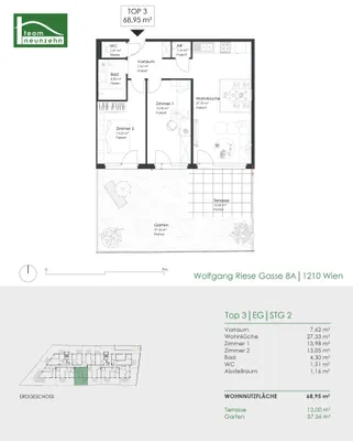Immobilie kaufen in Wien – 68,95 m², € 417.000 – Bild 20 von 20
